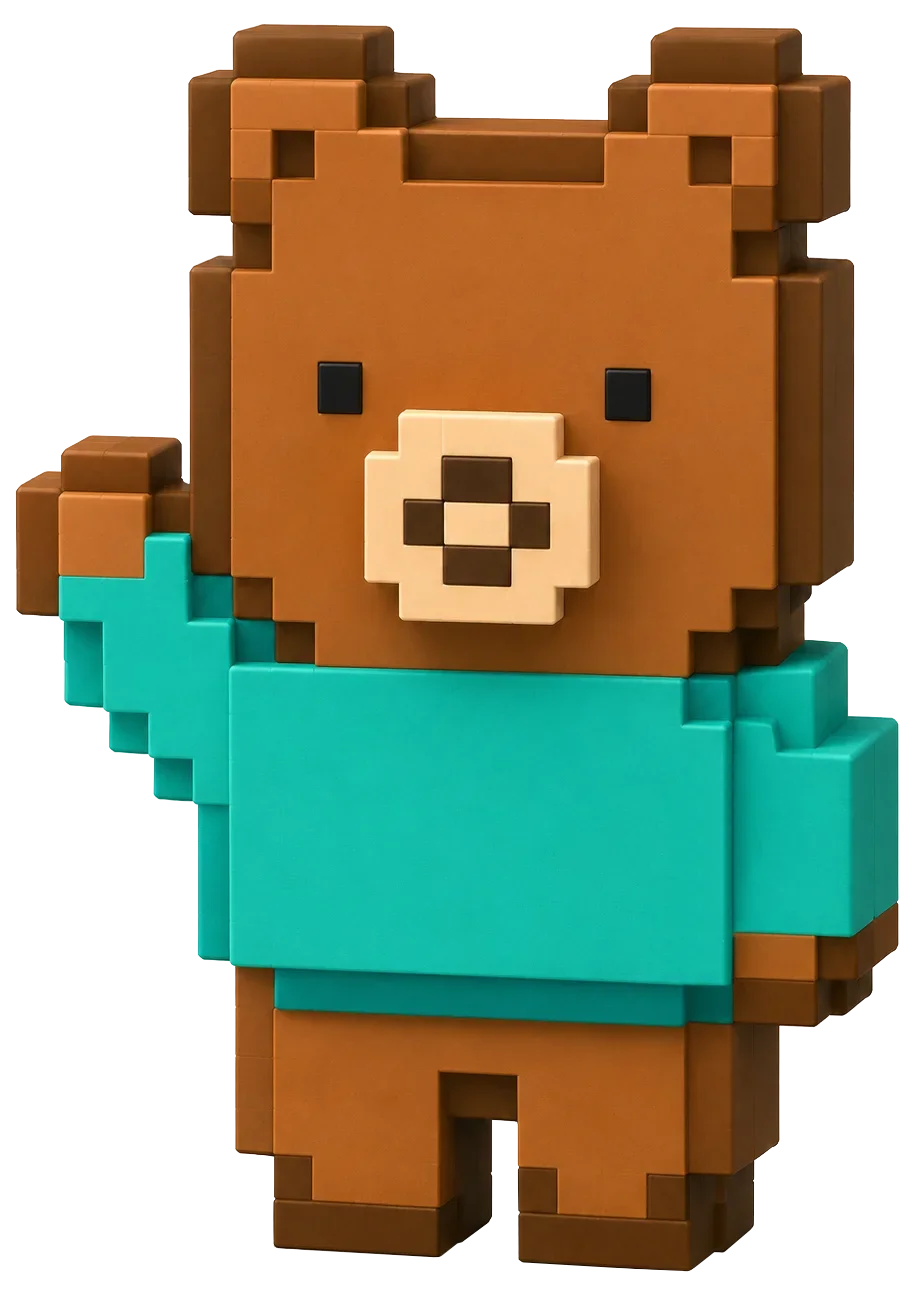 WPixo bear mascot